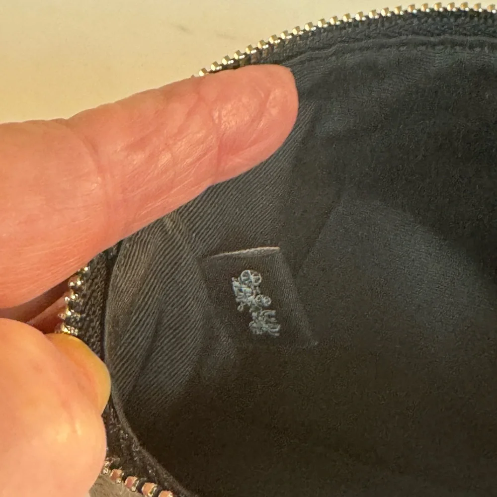 Coach Metallic Silver Wristlet - Picture 5 of 5